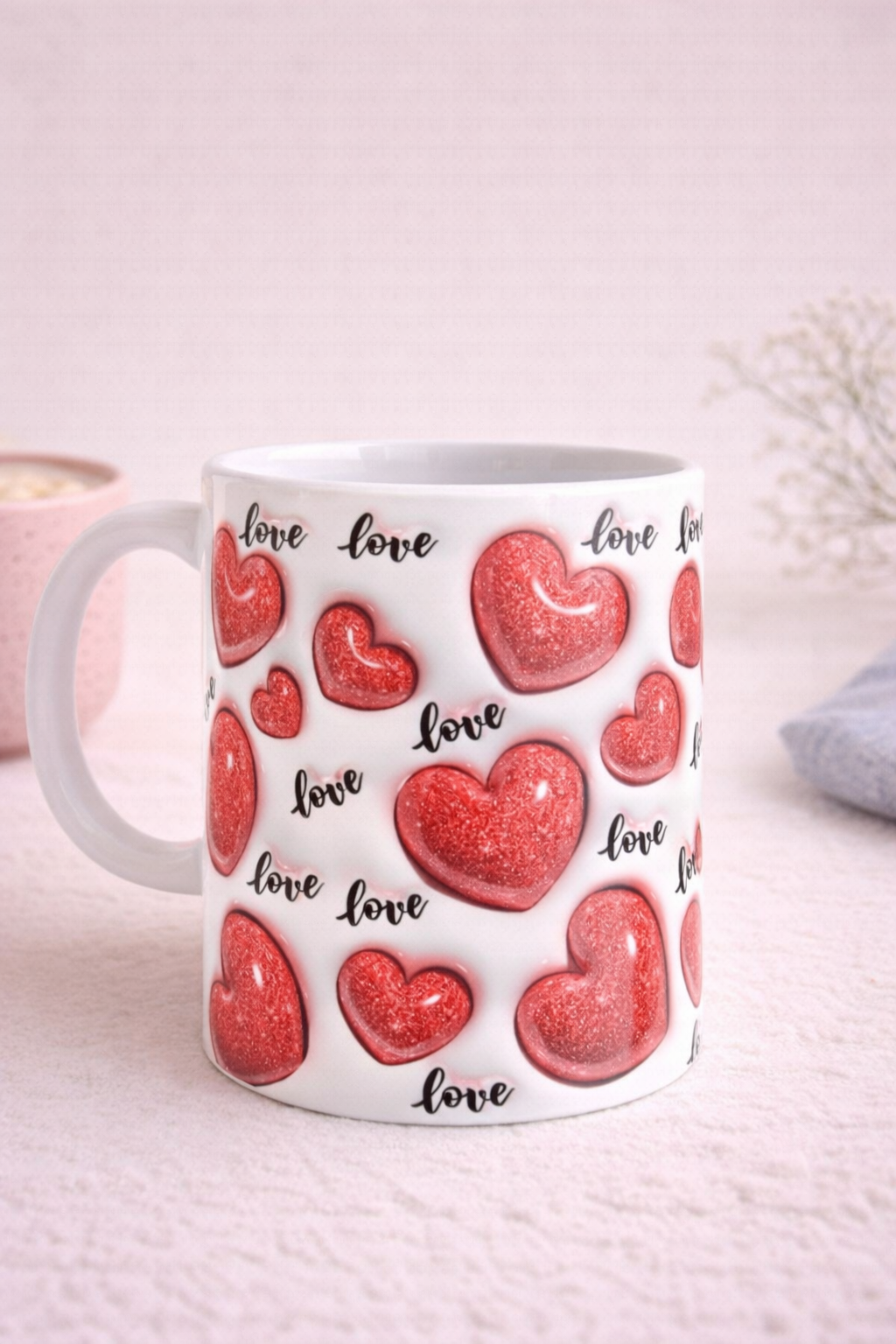 Heart Design Mug Valentine's