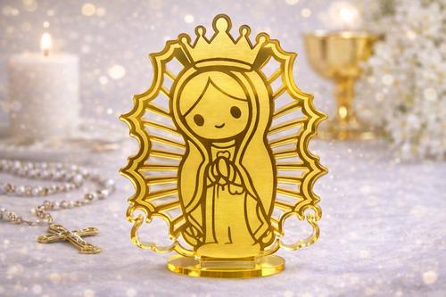 Individual Mirrored Acrylic Religious Figures