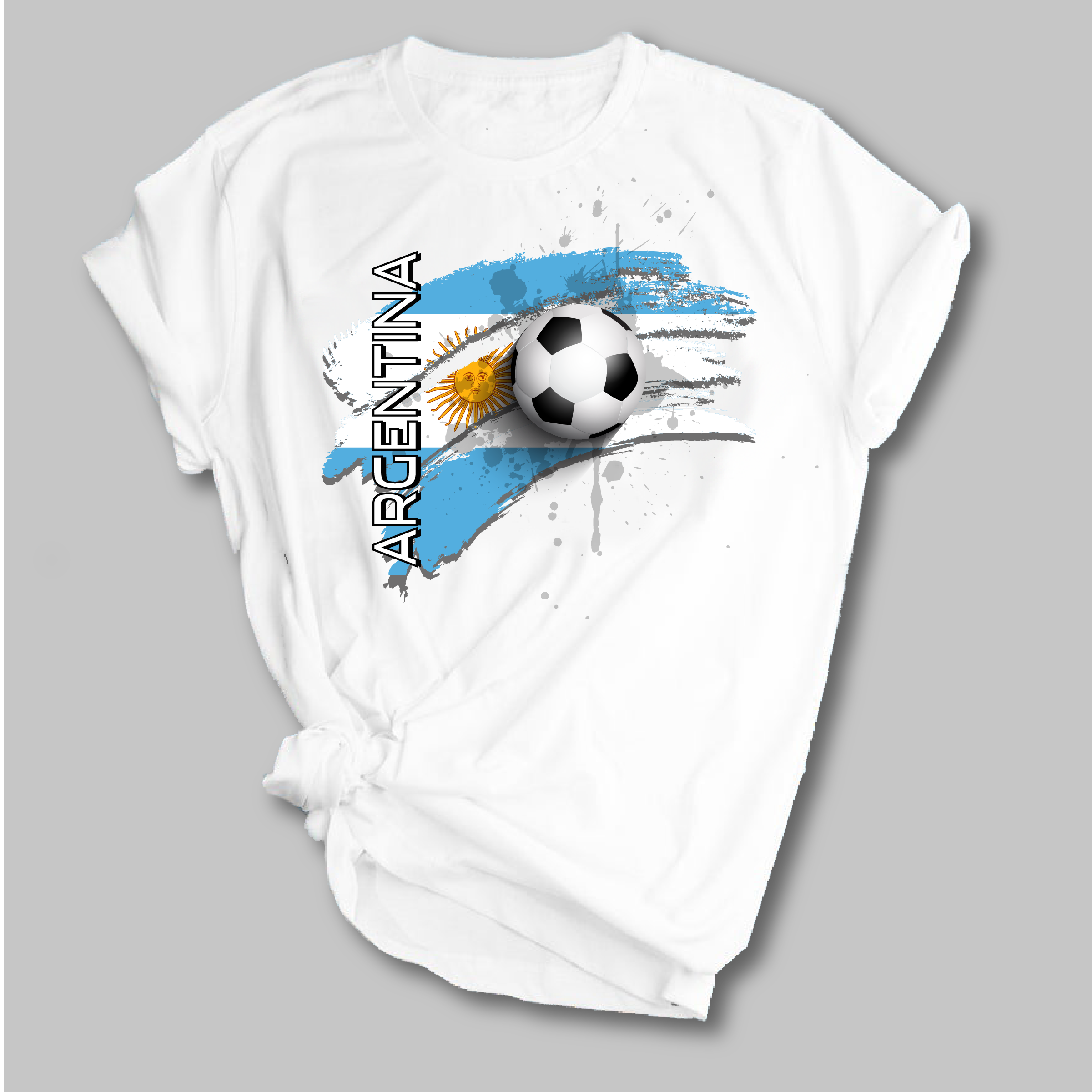 World Cup Soccer Bella Moderna White Shirt