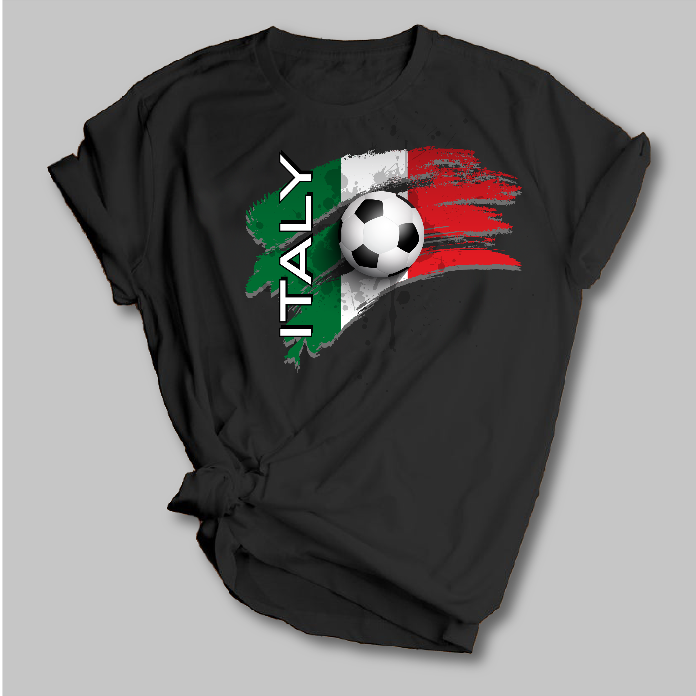 World Cup Soccer Bella Moderna Black Shirt