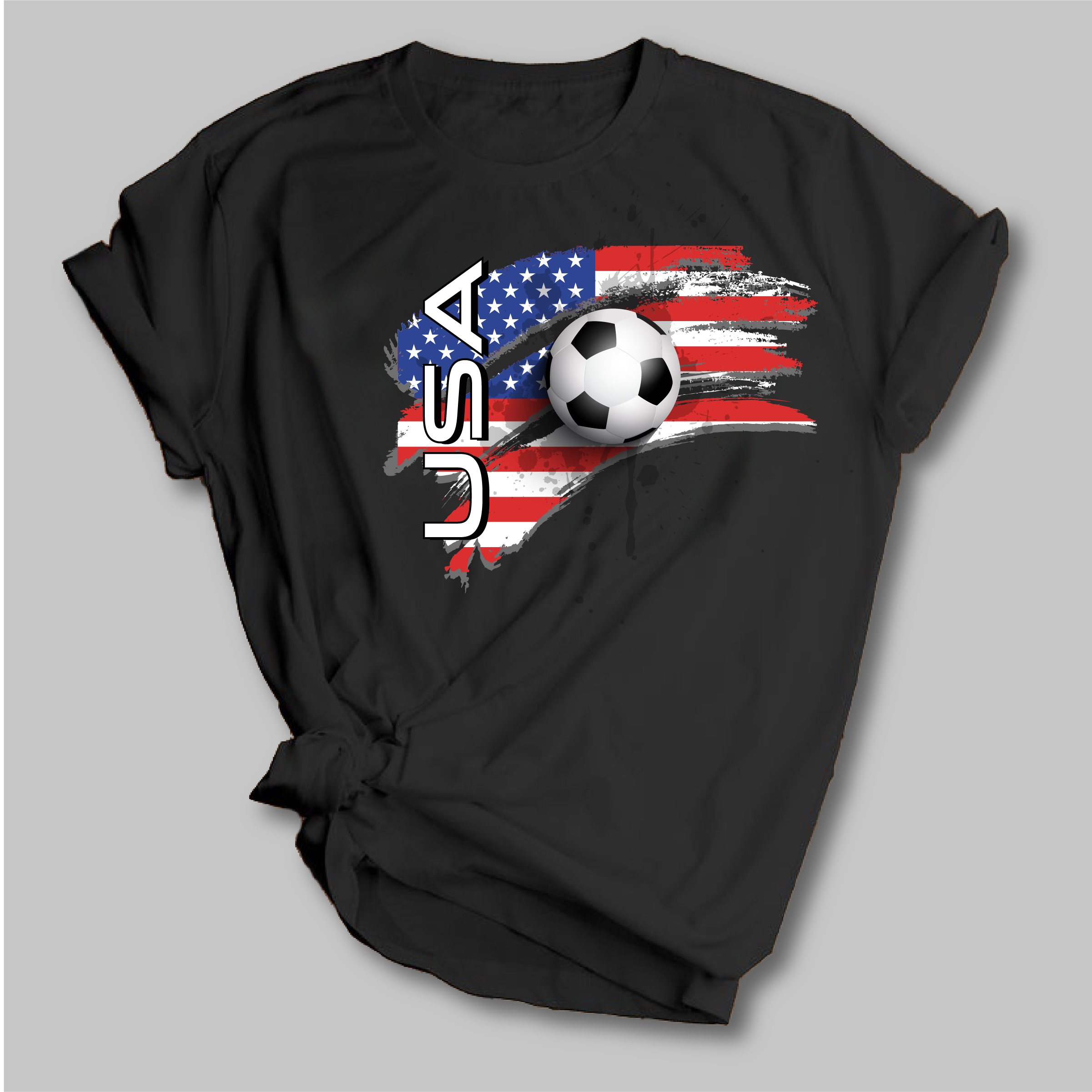 World Cup Soccer Bella Moderna Black Shirt