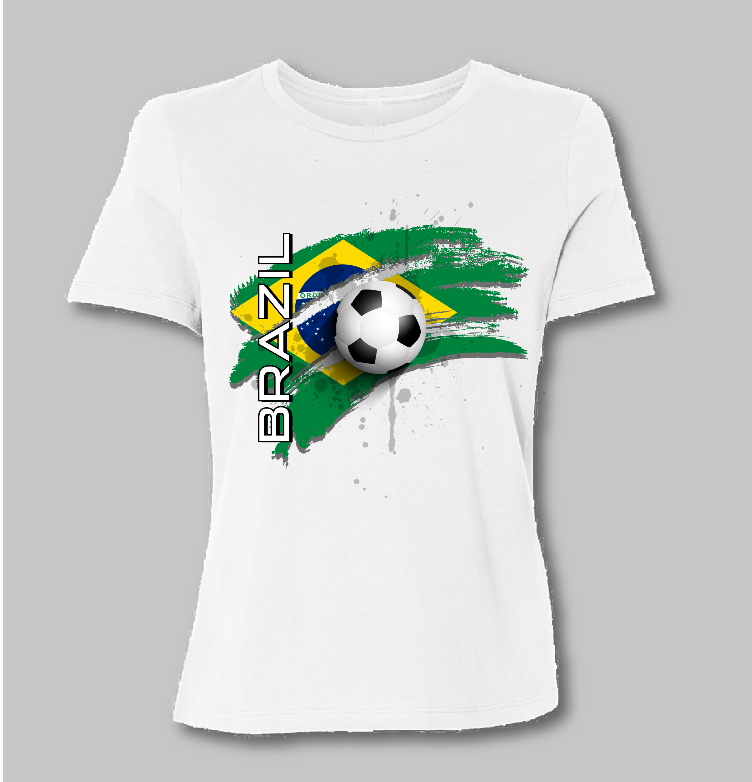 World Cup Soccer White Fit Shirt