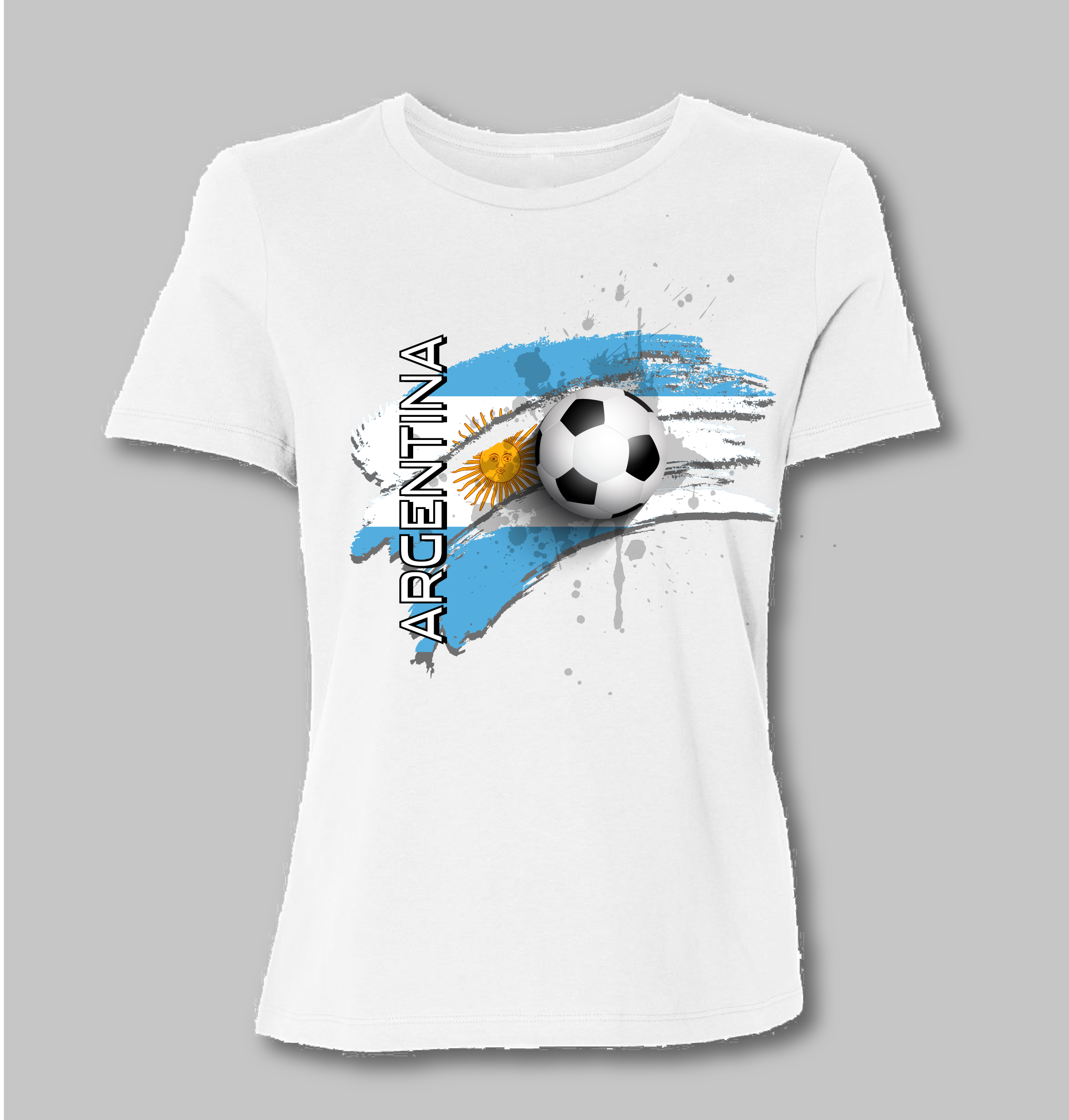 World Cup Soccer White Fit Shirt